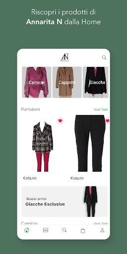 Android application Annarita N: Moda di lusso screenshort