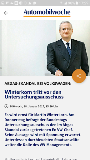 Automobilwoche Nachrichten Screen 2