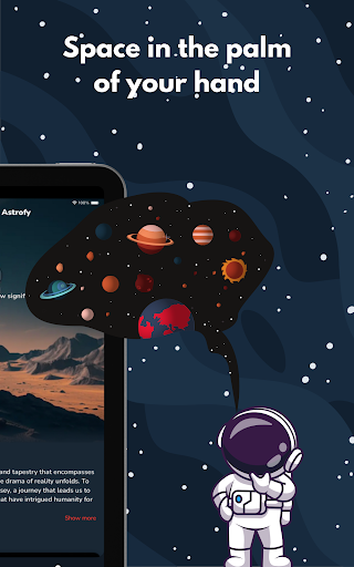 Screenshot of Astrofy: Your space guide