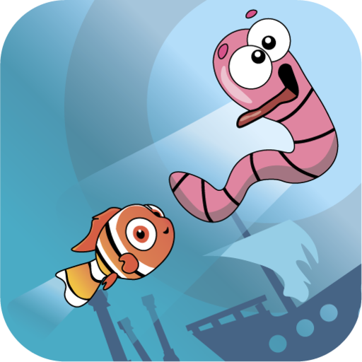 Fish Eat Worms: Tap Tap Arcade  Icon