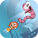 Cover Image of ダウンロード Fish Eat Worms: Tap Tap Arcade  APK