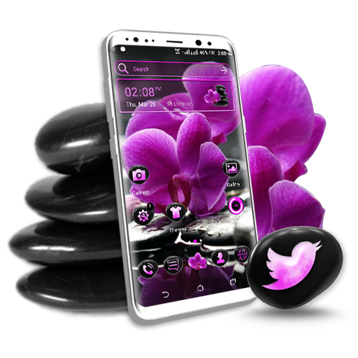 Orchid Flower Launcher Theme 1.0.1 Icon