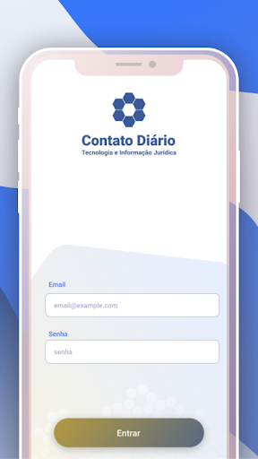 Android application Contato Diário screenshort