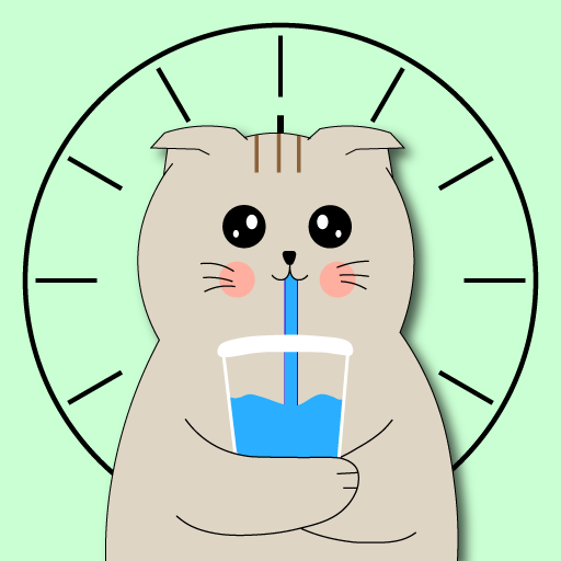 Reminder drink water on time logo