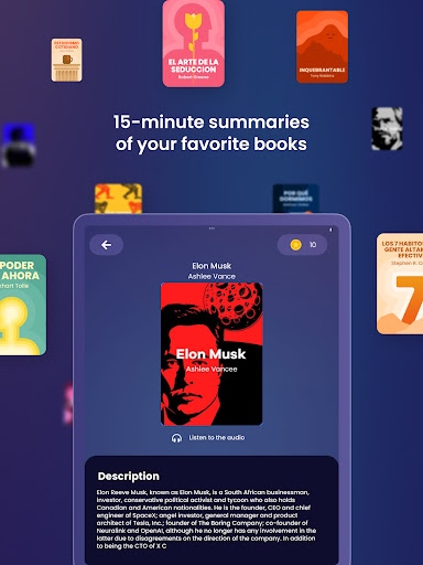 Screenshot of Bookster: Books in 15 Minutes