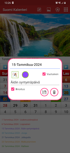 Suomi Kalenteri 2024 Screen 2