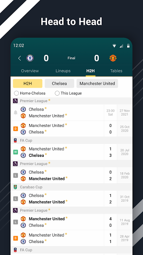 Bee Sports – Live scores Screen 3