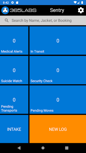 Android application Gismo Sentry screenshort