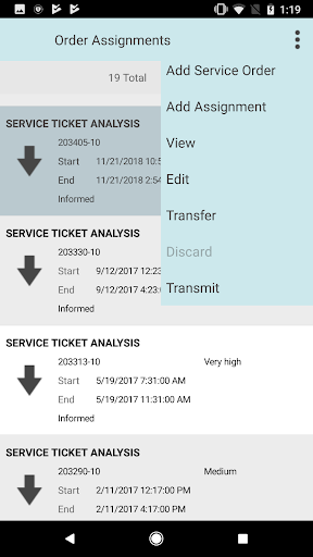 Screenshot of SAP CRM Service Manager