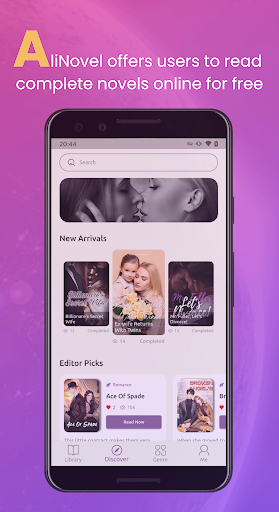 Android application AliNovel screenshort