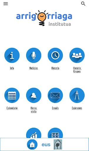 Android application IES Arrigorriaga BHI screenshort