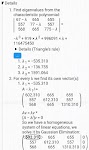 screenshot of Matrix Calculator | solution