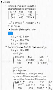 Matrix Calculator | solution  screenshots 6