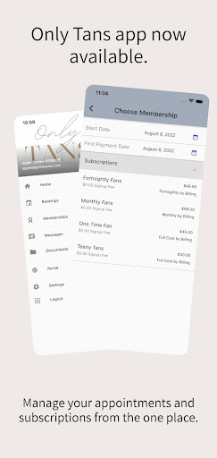 Only Tans Screenshot 1 - AppWisp.com