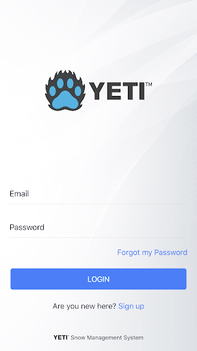 Android application YETI screenshort