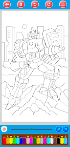 Robot Coloring Pages