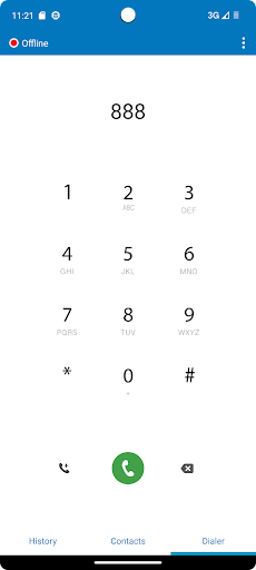 Navigos Softphone Screenshot