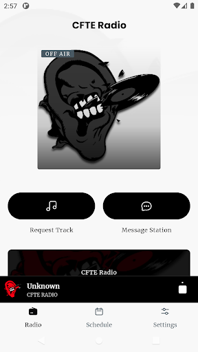Android application CFTE Radio screenshort