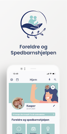 Android application Foreldre og spedbarnshjelpen screenshort