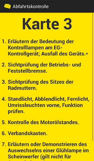 Abfahrtkontrolle Karten 1-10 Screen 3