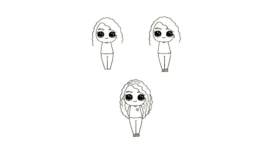 How to draw cute girls