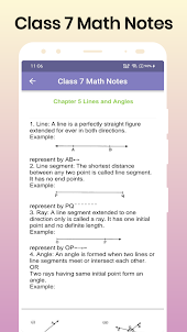 Class 7 Math Notes