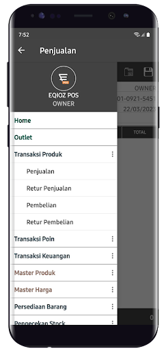 Android application EQiOZPOS - Online screenshort