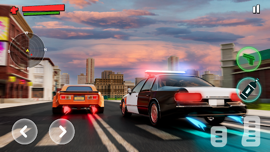 Police Thief Car Games Offline