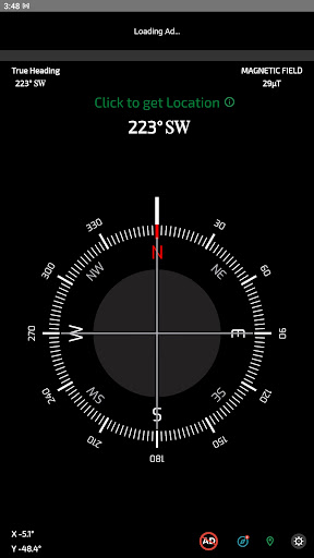 Android application Compass: Your digital compass screenshort