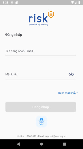 Android application NextRisk screenshort