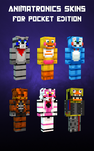Android application Animatronics Skins screenshort