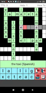 English Spanish Crossword