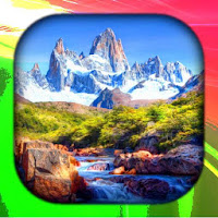 Landschaft Hintergrund HD-3D