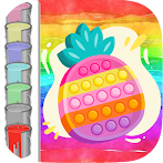 Pop It Coloring Game