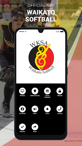 Android application Waikato Softball screenshort