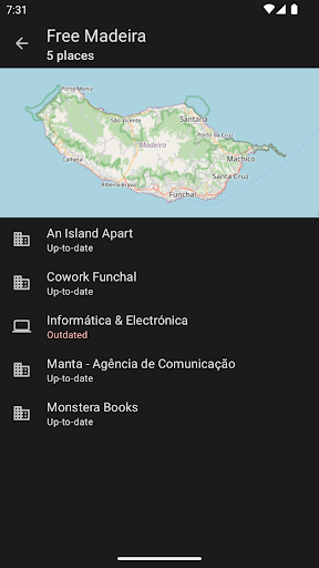 BTC Map - Bitcoin World Map Screen 3