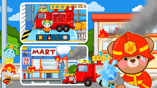 Children's Fire Truck Game - Firefighter Game screenshots 1