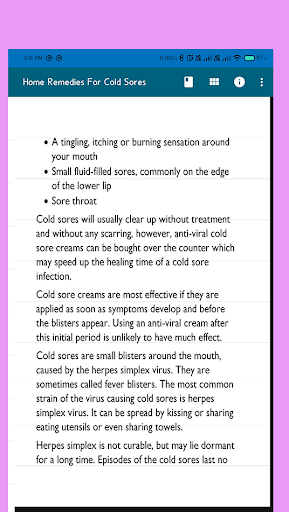 Home Remedies For Cold Sores Screen 3