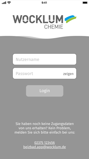 Android application Wocklum Chemie screenshort