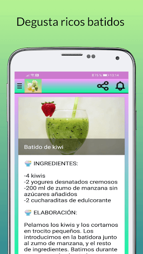 Batidos y zumos caseros Screen 2