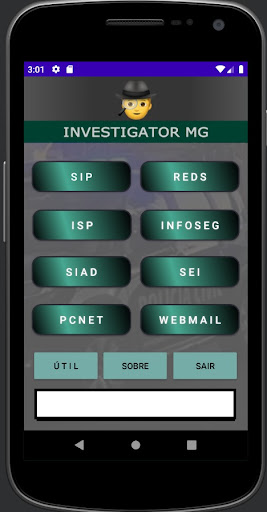 Android application Investigator MG screenshort