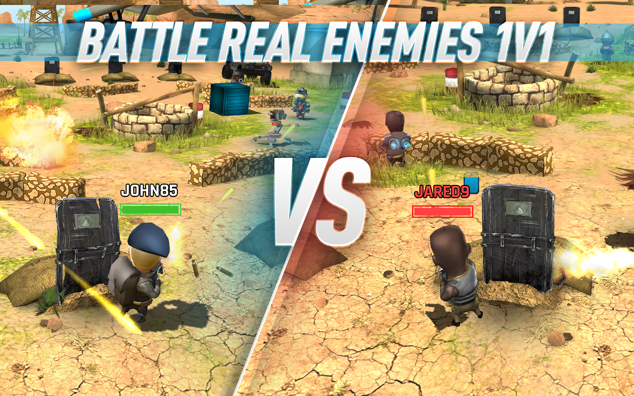 Android application WarFriends: PvP Shooter Game screenshort