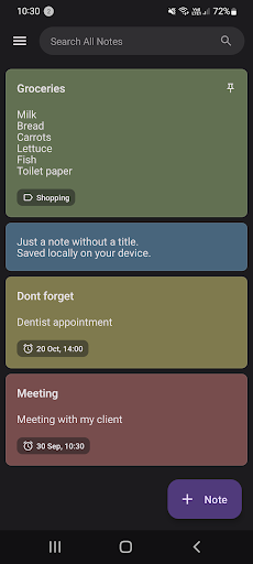 Compose Notes Screen 2