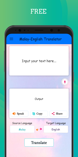 Android application Malay - English Translator screenshort