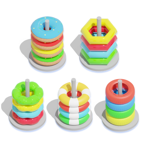 Color Hoop Stack Puzzle Download on Windows