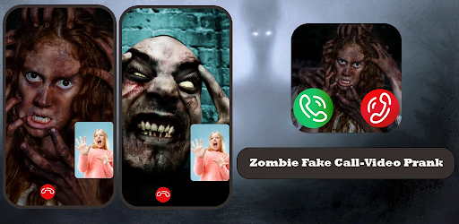 Android application Zombie Fake Call-Video Prank screenshort