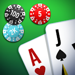 Cover Image of Télécharger Blackjack 21 Casino Card Game  APK