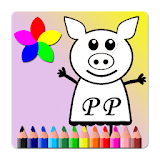 Pepy Pig Paint Book icon