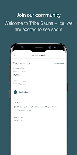 Screenshot of Tribe Sauna