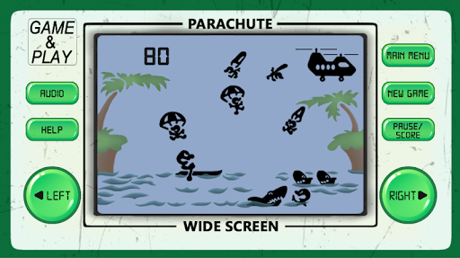 Android application PARACHUTE: 80s arcade games screenshort
